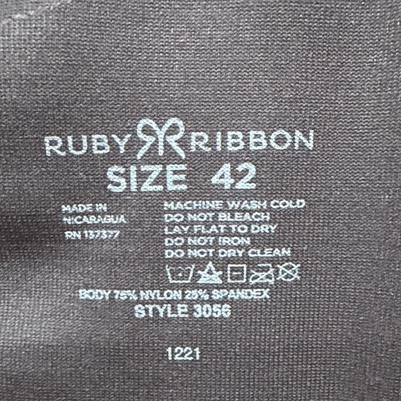 Ruby Ribbon Ultimate Black Satin Cami - Picture 5 of 9